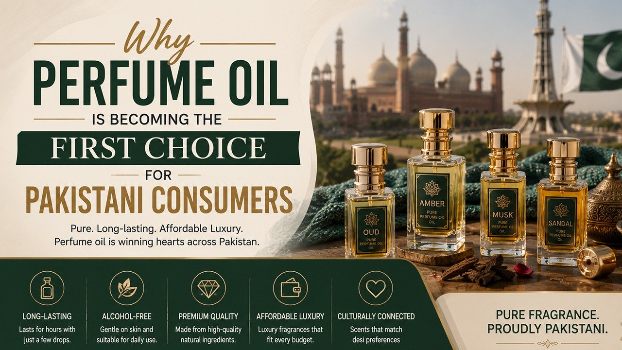 Why Perfume Oil Is Becoming the First Choice for Pakistani Consumers