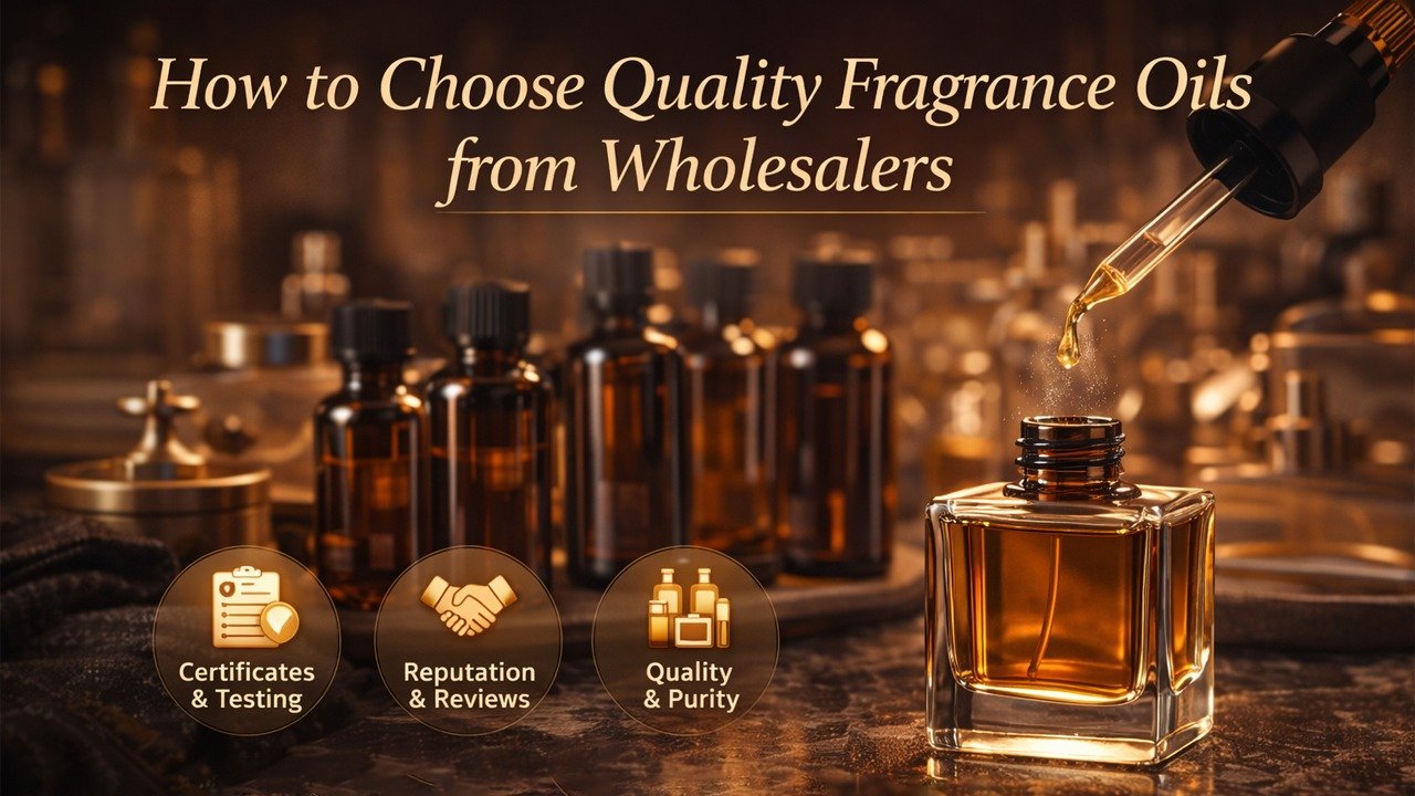 How to Choose Quality Fragrance Oils from Wholesalers?