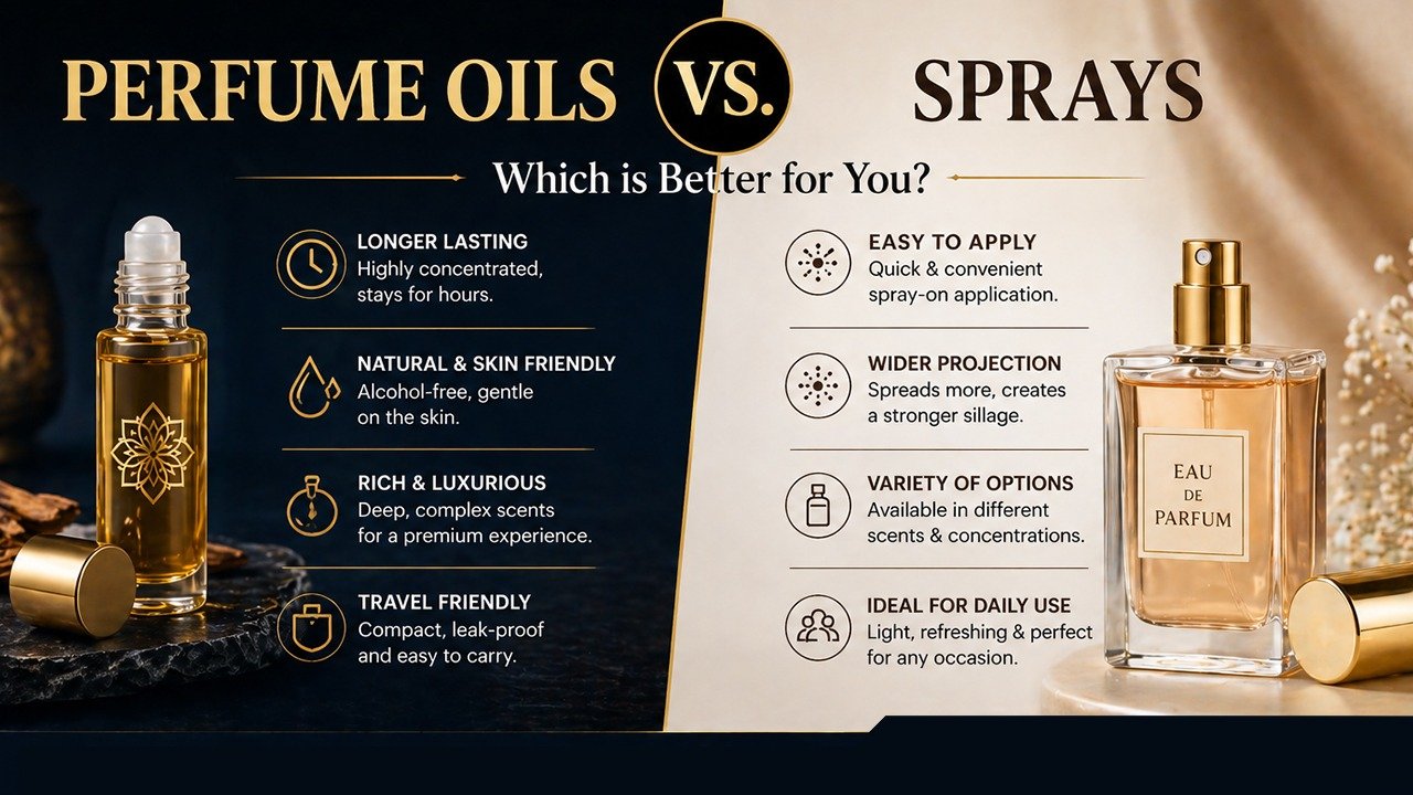 Perfume Oils vs. Sprays: Which is Better for You?