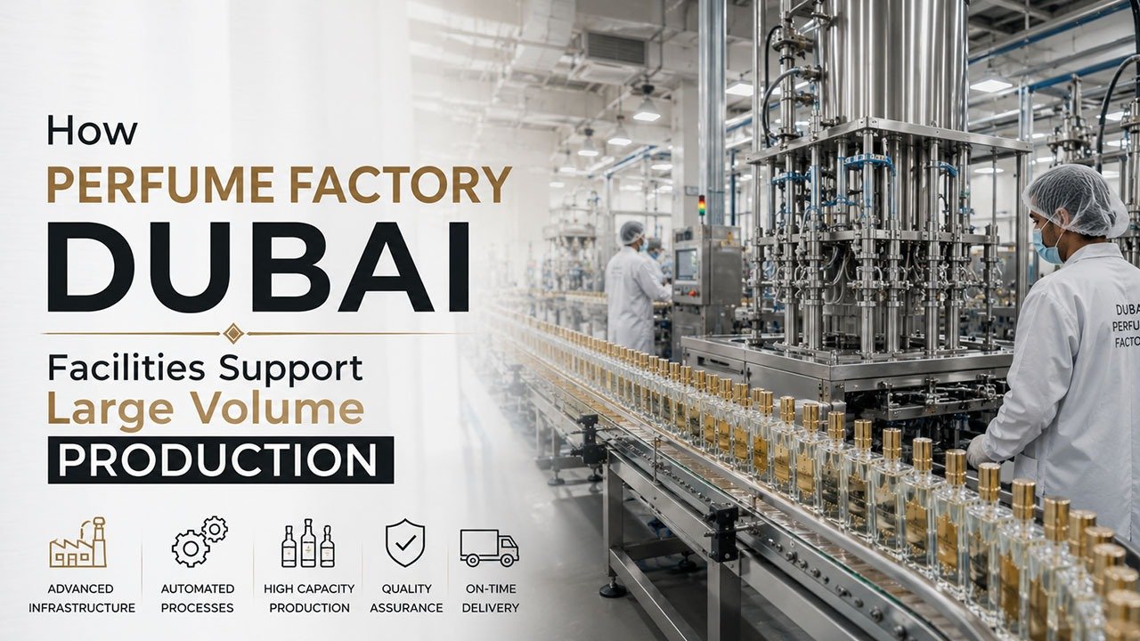 How Perfume Factory Dubai Facilities Support Large Volume Production