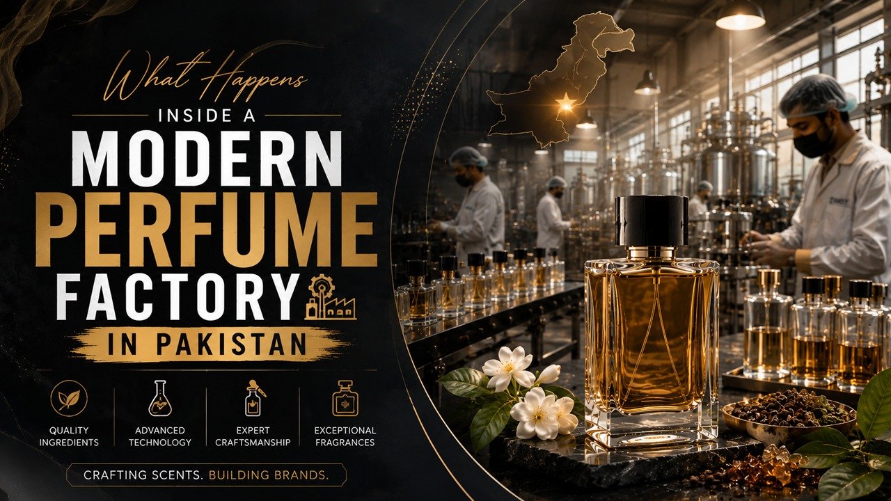 What Happens Inside a Modern Perfume Factory in Pakistan